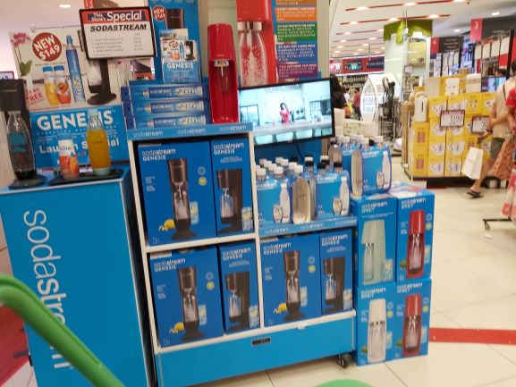 ソーダストリーム売り場