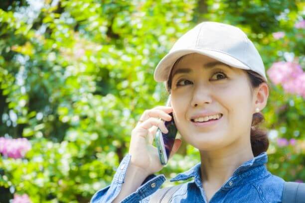 女性通話イメージ